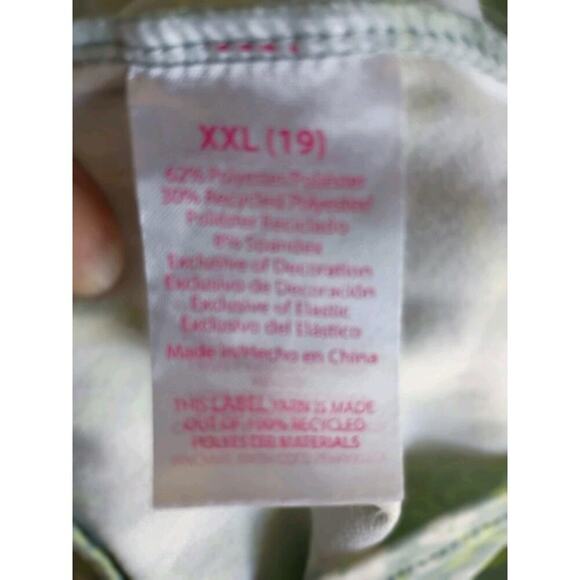 No Boundaries Baby Doll Dress Green Floral Adjustable Straps High Low... - Picture 8 of 10